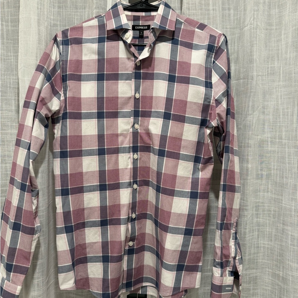 Express Extra Slim Button Up Dress Shirt